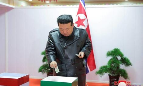 انتخابات کره شمالی / نسبت مشارکت : 99.63 درصد / نسبت تایید : 99.91 درصد