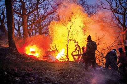 جنگل‌های روستای "الیت" خاکستر شد! 