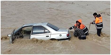 مفقود شدن ۱۶ نفر در سیل جنوب کرمان