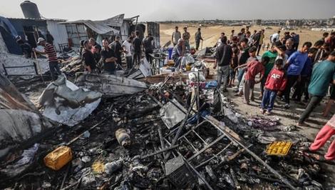 اسرائیل غیرنظامیان غزه را زنده زنده در آتش سوزاند.